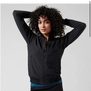 Athleta Brooklyn Bomber Jacket Black Size XS